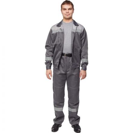 Костюм рабочий летний муж. л22-КБР т.сер./св.сер (р.60-62) 182-188 Костюм рабочий летний муж. л22-КБР т.сер./св.сер (р.60-62) 182-188