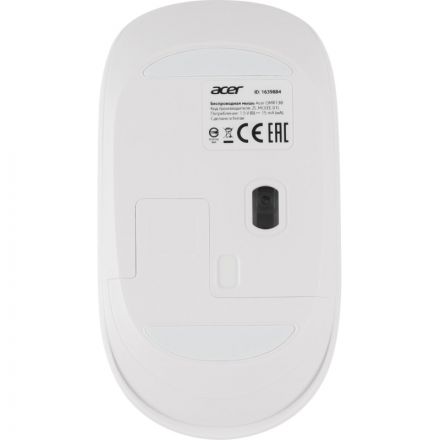 Мышь компьютерная Acer OMR138 белый (1600dpi) WLS USB (4кн) (ZL.MCEEE.01L)