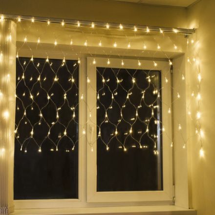 Электрогирлянда-сеть комнатная 1,5х1 м, 120 LED, теплый белый, 220 V, контроллер, ЗОЛОТАЯ СКАЗКА, 591104 Электрогирлянда-сеть комнатная 1,5х1 м, 120 LED, теплый белый, 220 V, контроллер, ЗОЛОТАЯ СКАЗКА, 591104