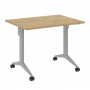 X-Pull Стол складной мобильный X.M-1.7 Тиквуд светлый/Серый металл 980*720*753