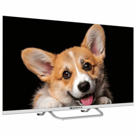 Телевизор TOPDEVICE TDTV32CS03H_WE, 32'' (80 см), 1366x768, HD, 16:9, YaOS, Wi-Fi, Bluetooth, белый Телевизор TOPDEVICE TDTV32CS03H_WE, 32'' (80 см), 1366x768, HD, 16:9, YaOS, Wi-Fi, Bluetooth, белый