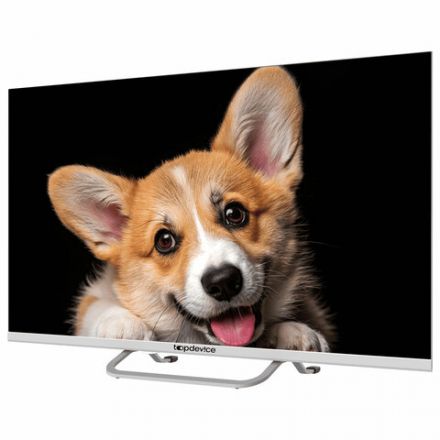 Телевизор TOPDEVICE TDTV32CS03H_WE, 32'' (80 см), 1366x768, HD, 16:9, YaOS, Wi-Fi, Bluetooth, белый Телевизор TOPDEVICE TDTV32CS03H_WE, 32'' (80 см), 1366x768, HD, 16:9, YaOS, Wi-Fi, Bluetooth, белый