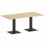 Home Office Стол прямоугольный VR.SP-5-180.2 Акация/Антрацит металл 1800*900*750 Home Office Стол прямоугольный VR.SP-5-180.2 Акация/Антрацит металл 1800*900*750