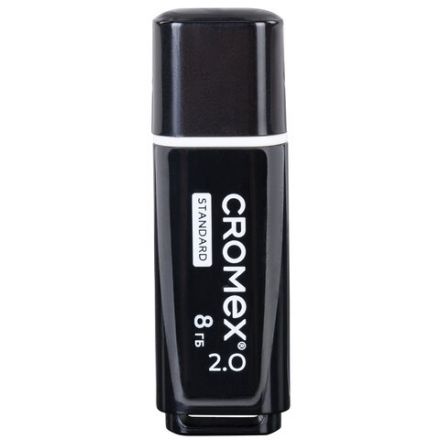 Флеш-диск 8 GB, CROMEX (КРОМЕКС) Standard USB 2.0, черный, 514157 Флеш-диск 8 GB, CROMEX (КРОМЕКС) Standard USB 2.0, черный, 514157