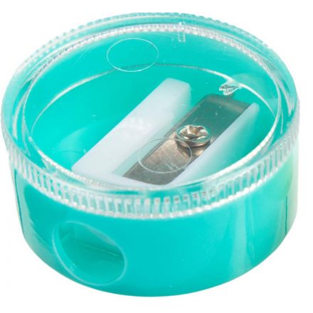 Точилка для карандашей с контейнером круглая (2 штуки в упаковке)