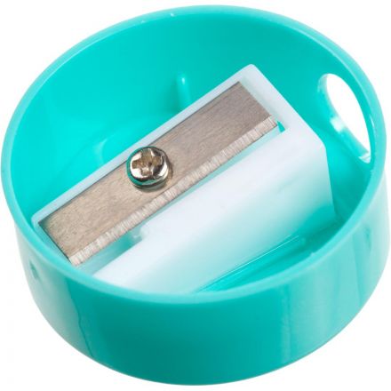 Точилка для карандашей с контейнером круглая (2 штуки в упаковке)