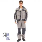 Костюм рабочий летний муж. л31-КПК св.сер./сер (р.56-58) 170-176