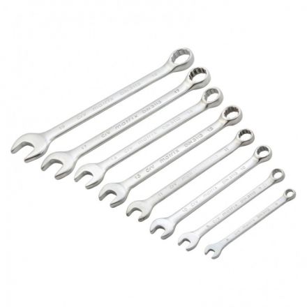 Набор ключей комбинированных 8 шт (6-19 мм) CrV MATRIX 15408 Набор ключей комбинированных 8 шт (6-19 мм) CrV MATRIX 15408