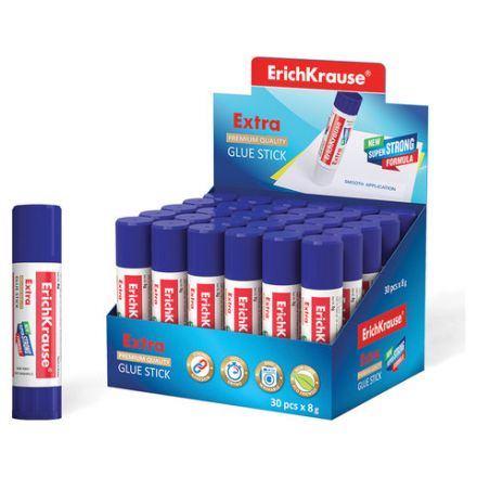 Клей-карандаш ERICH KRAUSE, 8 г, 4433 Клей-карандаш ERICH KRAUSE, 8 г, 4433