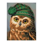 Алмазная мозаика ТРИ СОВЫ "Сова", 30*40см, холст, картонная коробка с пластиковой ручкой Алмазная мозаика ТРИ СОВЫ "Сова", 30*40см, холст, картонная коробка с пластиковой ручкой