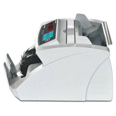 Счетчик банкнот MERTECH C-3000 WHITE, 1000 банкнот/мин, ИК, УФ детекция, фасовка, белый, 5517