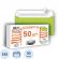Конверт Packpost E65 90 г/кв.м зеленый стрип (50 штук в упаковке)