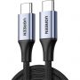 Кабель UGREEN US535 (90440) USB-C to USB-C 240WPD 2м. серый космос