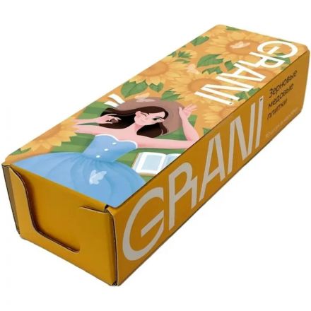 Зерновые плитки медовые GRANI 7гx30шт/уп 880706/880751 Зерновые плитки медовые GRANI 7гx30шт/уп 880706/880751