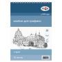 Альбом для графики, 35л., А4, на спирали Гамма "Студия", 160г/м2 Альбом для графики, 35л., А4, на спирали Гамма "Студия", 160г/м2