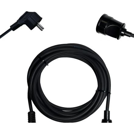 Удлинитель PROGIX PG115 1р/2м/1,5кВт/6А заземление, черный, ПВС 3х0.75