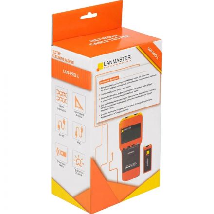 Тестер LANMASTER LAN-PRO-L с измерением длины, 1 ответная часть