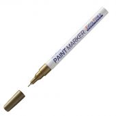 Маркер-краска MunHwa "Extra Fine Paint Marker" золото, 1мм, нитро-основа Маркер-краска MunHwa "Extra Fine Paint Marker" золото, 1мм, нитро-основа