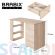 Стол письменный/компьютерный BRABIX "Scandi CD-016", 1100х500х750 мм, 4 ящика, дуб сонома, 641892, ЦБ013707-2
