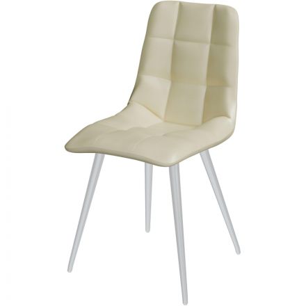 Стул Комус FORM HN WHITE (BOX-4) RU ECO-07 бежевый/бел