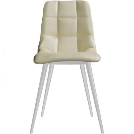 Стул Комус FORM HN WHITE (BOX-4) RU ECO-07 бежевый/бел