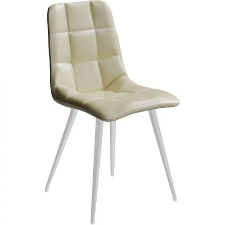 Стул Комус FORM HN WHITE (BOX-4) RU ECO-07 бежевый/бел