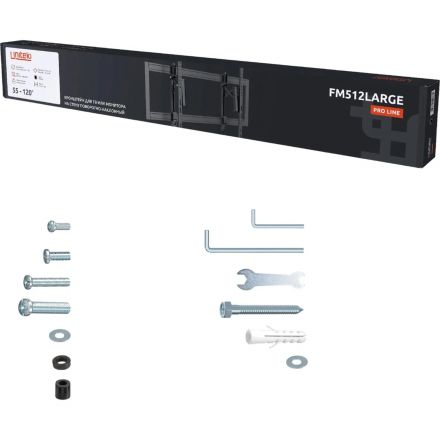 Кронштейн UNITEKI FM512LARGE для Тв или монитора, 55-120″, наклон, поворот