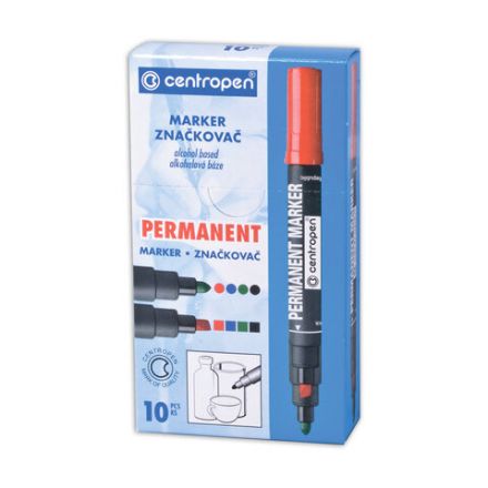 Маркер перманентный CENTROPEN 8566, ЧЕРНЫЙ, круглый наконечник, 2,5 мм, 5 8566 0112 Маркер перманентный CENTROPEN 8566, ЧЕРНЫЙ, круглый наконечник, 2,5 мм, 5 8566 0112