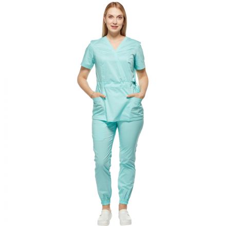 Костюм для медицинского персонала жен. М24 КБР бирюзовый 42 (158-164) Костюм для медицинского персонала жен. М24 КБР бирюзовый 42 (158-164)