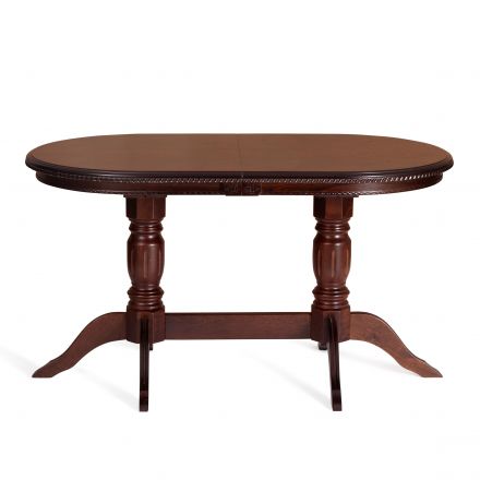 Стол COPPOLA бук, мдф, 140+40x80x77см, Tobacco, узор прямой Стол COPPOLA бук, мдф, 140+40x80x77см, Tobacco, узор прямой