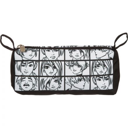 Пенал косметичка Аниме Комикс, с подкладом, 210x60x105