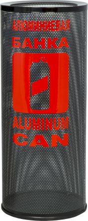 Наклейка "Алюминиевая банка" красная