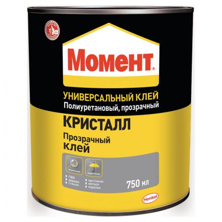 Клей Henkel Момент Кристалл Универсальный прозрачный 750 мл