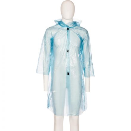 Плащ дождевик на липучках с капюшоном (XL)