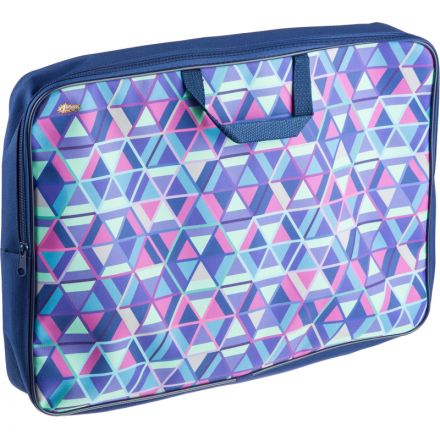 Папка для труда №1School Геометрия, А3,молн.ткань,475х345х75,ПМД3-20-4