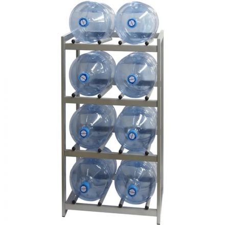 Стеллаж для бутилированной воды KD_Бомис-8Р на 8 тар