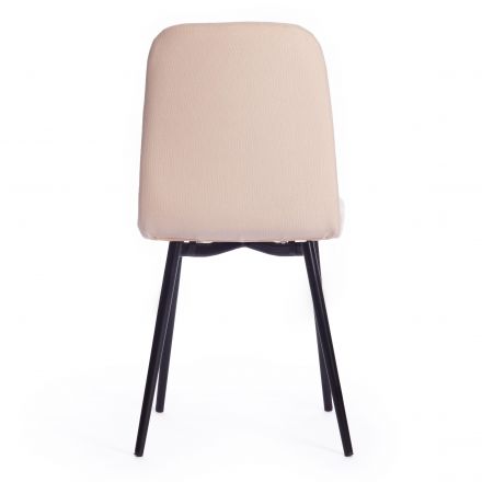 Стул Tetchair ARC , ткань/металл, 46 х 52 х 88 см, бежевый 08/черный