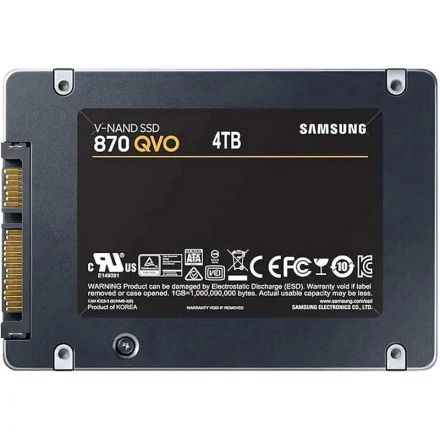 SSD накопитель Samsung 870 QVO 4Tb, 2.5, SATA(MZ-77Q4T0BW) SSD накопитель Samsung 870 QVO 4Tb, 2.5, SATA(MZ-77Q4T0BW)