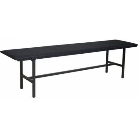 Банкетка UD_Берта БМ-4 1800 каркас-черный к/з-черный К-