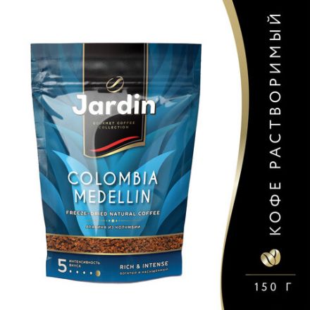 Кофе растворимый JARDIN "Colombia medellin" 150 г, сублимированный Кофе растворимый JARDIN "Colombia medellin" 150 г, сублимированный