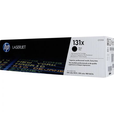 Картридж лазерный HP 131X CF210X черный оригинальный повышенной емкости