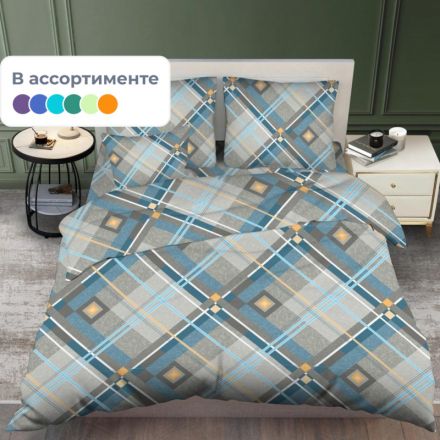 Постельное белье 1,5сп бязь 125гр/м2 цветная (нав.50х70-1шт) микс Постельное белье 1,5сп бязь 125гр/м2 цветная (нав.50х70-1шт) микс