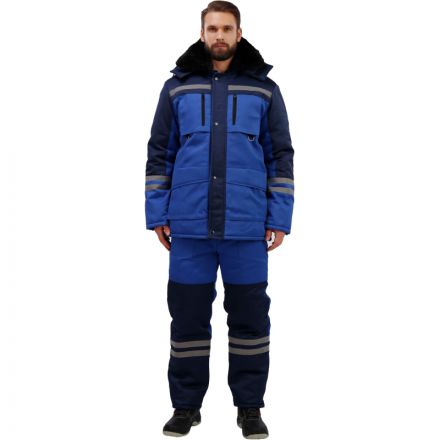 Костюм рабочий зимний з03-КПК вслк. с синим (р.56-58) 170-176 Костюм рабочий зимний з03-КПК вслк. с синим (р.56-58) 170-176