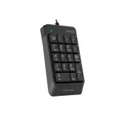 Клавиатура (Числовой блок) A4Tech Fstyler FK13 серый USB slim для ноутбука