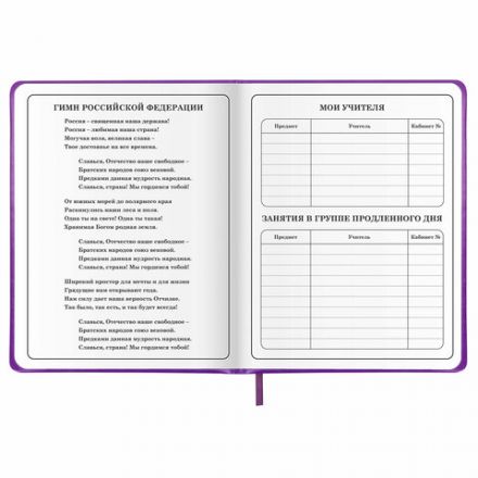 Дневник 1-4 класс 48 л., кожзам (твердая с поролоном), печать, аппликация, ЮНЛАНДИЯ, "Собачка", 106937