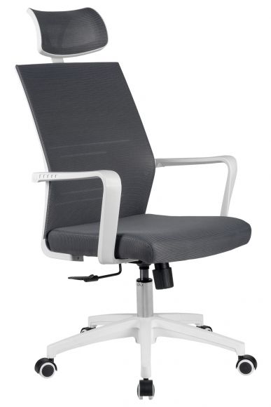 Кресло Like RCH A819 Белый пластик/Серая сетка