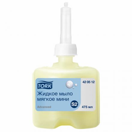 Картридж с жидким мылом одноразовый TORK (Система S2) Advanced, 0,475 л, мягкое, 420512 Картридж с жидким мылом одноразовый TORK (Система S2) Advanced, 0,475 л, мягкое, 420512
