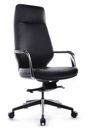 Кресло Alonzo А1711 Чёрный (A8) натуральная кожа 68*68*120-126