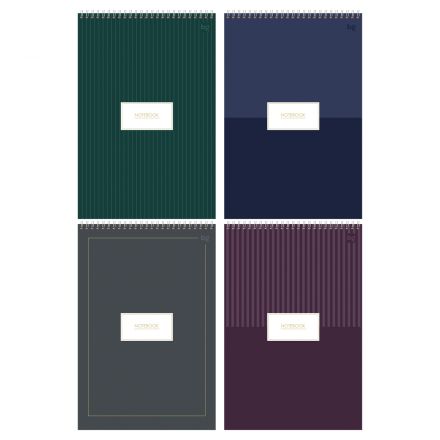 Блокнот А4 80л. на гребне BG "Minimal", твердая подложка