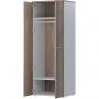 Корпус гардероба Комус Мебель К-Loft 241H002 786х616х2106 сонома темн/белый